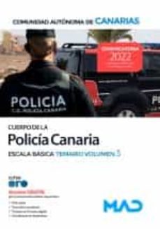 cuerpo de la policia canaria escala basica: temario (vol. 3)-9788414260197