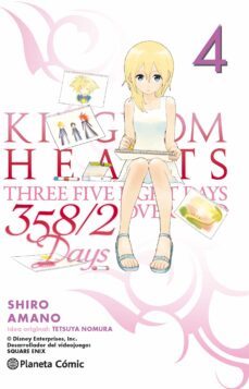kingdom hearts 358/2 days 4-shiro amano-9788416308897