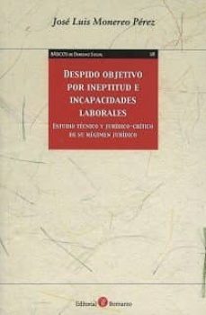 despido objetivo por ineptitud e incapacidades laborales-9788416608997
