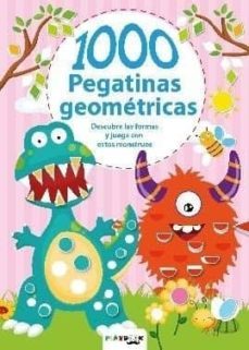 monstruos: 1000 pegatinas geometricas-9788417076597