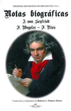 primeras biografias de beethoven vol.1 notas biograficas-i. von senfried-f.g. weleger-f. ries-9788418158797