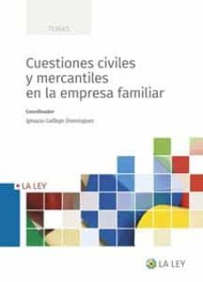 cuestiones civiles y mercantiles en la empresa familiar-9788419032997