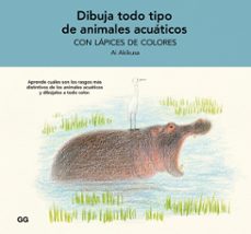 dibuja todo tipo de animales acuaticos con lapices de colores (ebook)-9788425234897