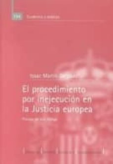 el procedimiento por inejecucion en la justicia europea-9788425912597
