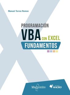 programacion vba con excel: fundamentos (ebook)-manuel torres remon-9788426741097