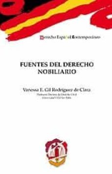 fuentes del derecho nobiliario-vanessa e. gil rodriguez de clara-9788429016697
