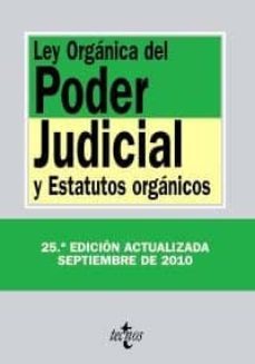 ley organica del poder judicial (25ª ed.)-9788430950997