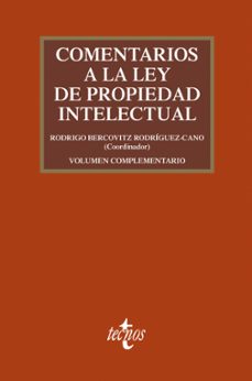 comentarios a la ley de propiedad intelectual (pack: 4ª ed. + volumen complementario)-rodrigo bercovitz rodriguez cano-9788430976997