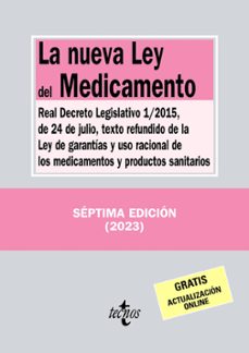 la nueva ley del medicamento (7ª ed.)-9788430987597