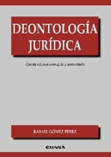 deontologia juridica-rafael gomez perez-9788431336097
