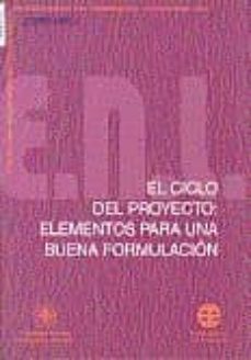 el ciclo del proyecto. elementos para una buena formulacion-david perez fernandez-9788436242997