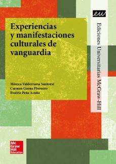 experiencias y manifestaciones culturales de vanguardia-9788448612597