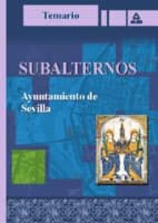 subalternos del ayuntamiento de sevilla: temario-9788466529297