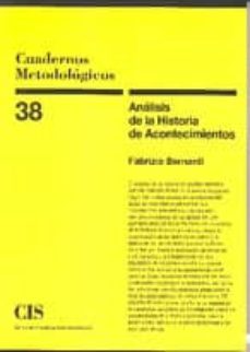 analisis de la historia de acontecimientos-fabrizio bernardi-9788474763997