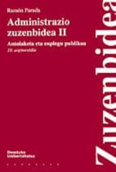 administrazio zuzenbidea ii-ramon parada vazquez-9788474855197