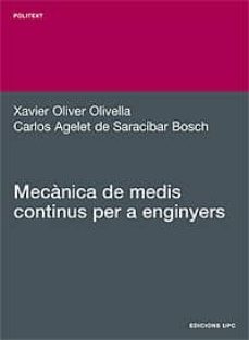 mecanica de medis continus per a enginyers-9788483017197