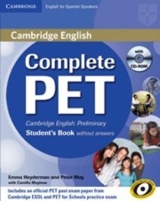 complete pet for spanish speakers student s book without answers-9788483237397