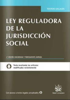ley reguladora de la jurisdiccion social 4ª ed. 2013-9788490531297