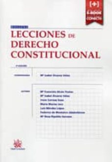 lecciones de derecho constitucional (4ª ed.)-9788490861097