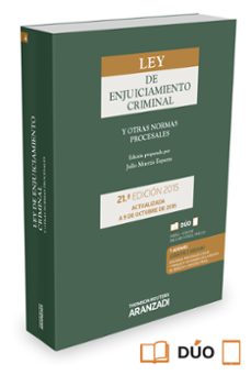 ley de enjuiciamiento criminal y otras normas procesales (21ª ed. ) (duo)-9788490980897