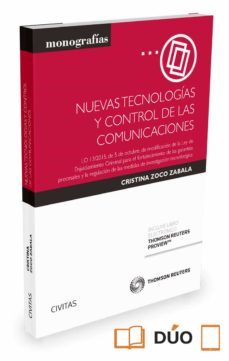 nuevas tecnologias y control de las comunicaciones-cristina zoco zabala-9788490993897