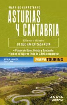 mapa de carreteras asturias y cantabria (desplegable), escala 1:3 40.000-9788491588597