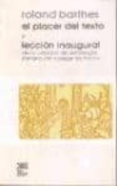 el placer del texto y leccion inagural-9789682311697