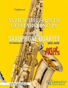 when the saints go marching in - sax quartet (parts) (ebook)-9791220883597