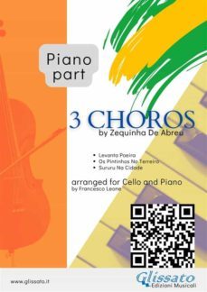 piano parts "3 choros" by zequinha de abreu for cello and piano (ebook)-9791221309997