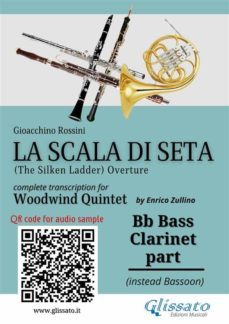 bb bass clarinet (instead bassoon) part of "la scala di seta" for woodwind quintet (ebook)-9791221371697