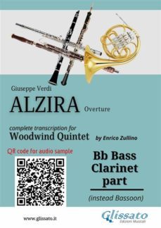 bb bass clarinet (instead bassoon) part of "alzira" for woodwind quintet (ebook)-9791221376197