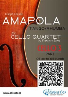 cello 3 part of "amapola" for cello quartet (ebook)-9791221385397