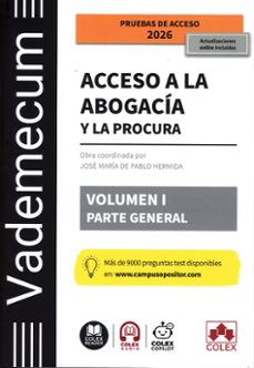 vademecum acceso a la abogacia y a la procura. volumen i. parte g eneral-carmela de pablo hernandez-9791370114497