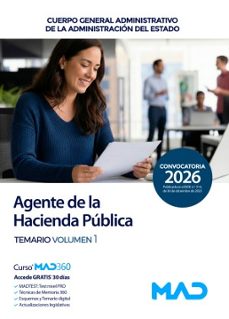 agente de la hacienda pública (cuerpo general administrativo de la administración del estado). temario volumen 1-9791370285197