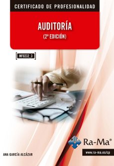 (mf0232_3) auditoria. (2ª edicion)-ana garcia alcazar-9791388059797