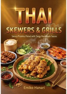 thai skewers &amp; grills: savory proteins paired with tangy homemade sauces (ebook)-emiko hanari-9798232345297