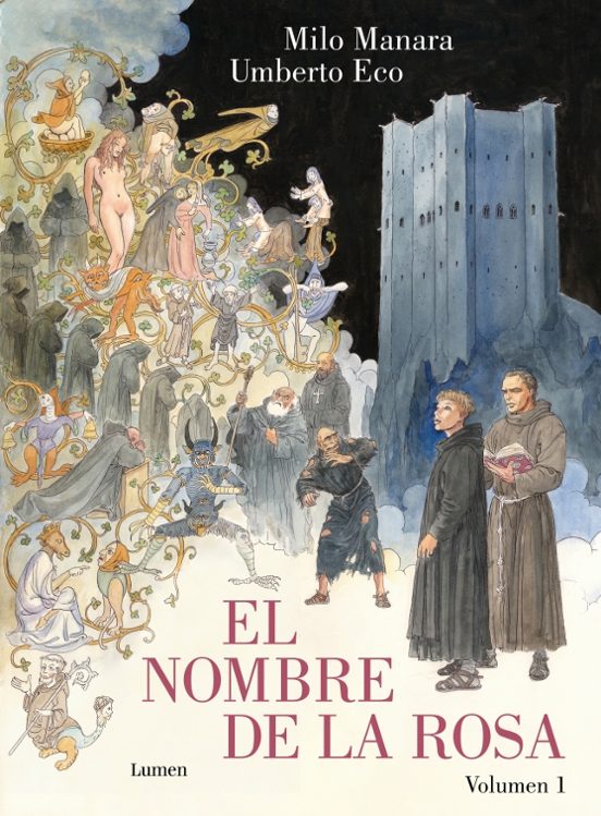 Portada de El Nombre de la Rosa: La Novela Grafica (Vol. 1 de 2)