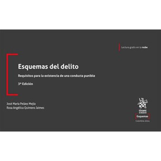 Portada de Esquema del delito. Requisitos para la existencia de una conducta punible 3ª Edición
