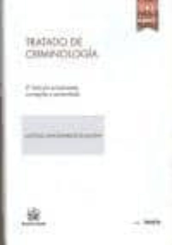 Portada de Tratado de Criminología 5ª