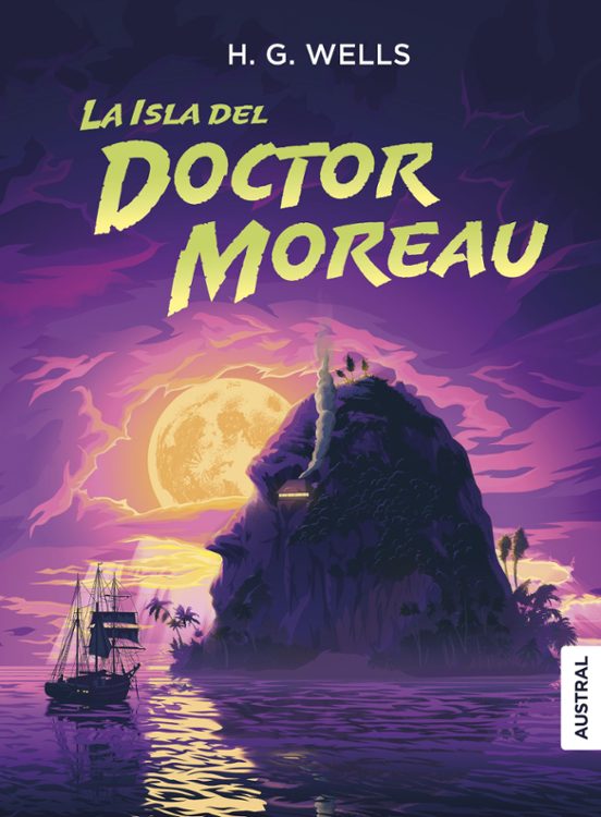 Portada de La isla del Doctor Moreau de H.G. Wells
