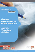 Tecnico Especialista En Radiodiagnostico Agencia Valenciana De Sa Lud. Parte Especifica. Temario Vol. Ii por Vv.aa.