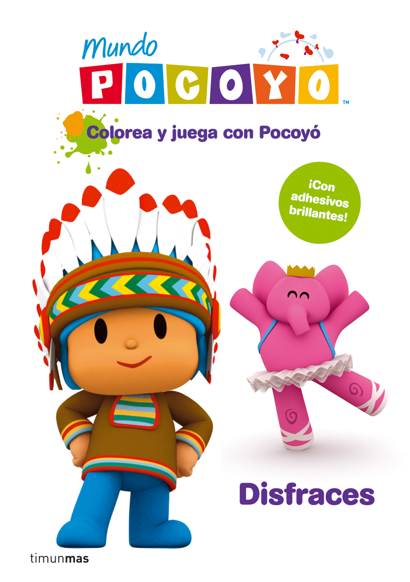 Colorea Y Juega Con Pocoyo. Disfraces por Vv.aa.