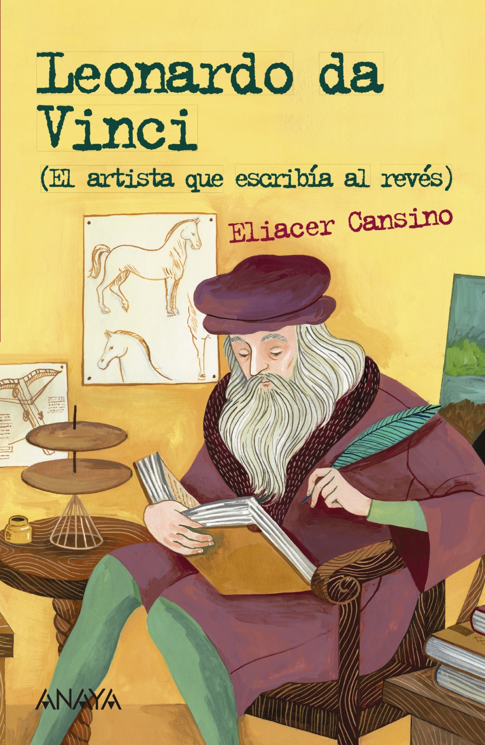 Resultado de imagen de Leonardo da Vinci (El hombre que escribÃ­a al revÃ©s) Eliacer Cansino