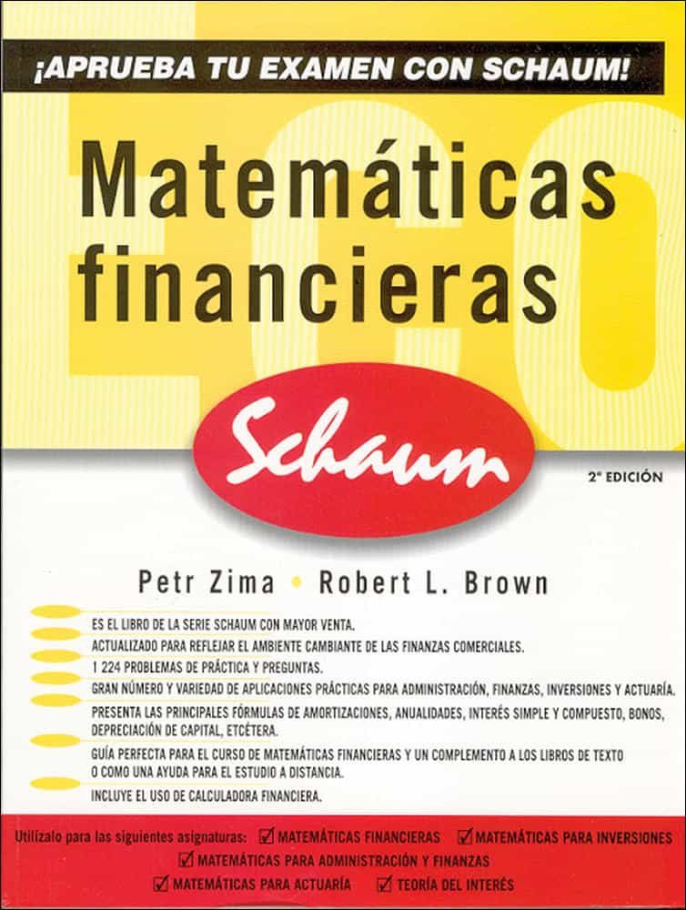 Matematicas Financieras (2ª Ed.) por Petr Zima;
Robert L. Brown