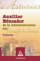 Auxiliar Educador Principado Asturias. Temario (vol. Ii) por Vv.aa.