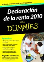 declaración de la renta 2010 para dummies (ebook)-alejandro ebrat picart-9788432921407 declaración de la renta 2010 para dummies (ebook)-alejandro ebrat picart-9788432921407