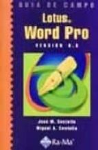 Descargar libros gratis en línea pdf Guía de campo, lotus wordpro 9.5