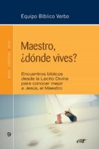 maestro, ¿dónde vives? (ebook)-9788490733707 maestro, ¿dónde vives? (ebook)-9788490733707