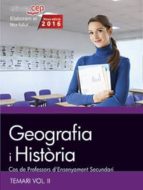 cos de professors d ensenyament secundari. geografia i història. temari vol. ii.-9788468168517 cos de professors d ensenyament secundari. geografia i història. temari vol. ii.-9788468168517