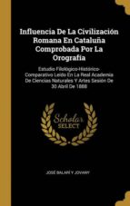 INFLUENCIA DE LA CIVILIZACIÓN ROMANA EN CATALUÑA COMPROBADA POR LA OROGRAFÍA